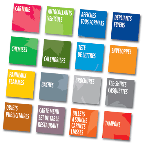 Les produits d'impression d'Altiprint